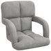 Scaun de podea Gri deschis 58 x 62 x 58 cm Catifea - WALTI WALTI