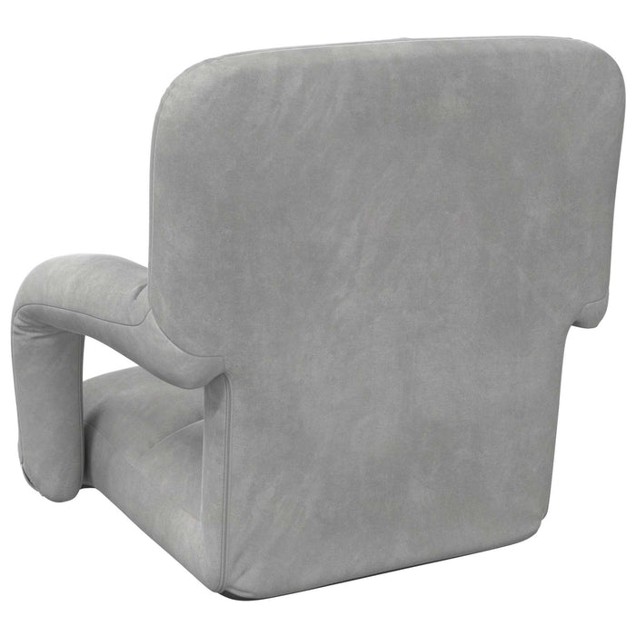 Scaun de podea Gri deschis 58 x 62 x 58 cm Catifea - WALTI WALTI