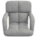Scaun de podea Gri deschis 58 x 62 x 58 cm Catifea - WALTI WALTI