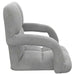 Scaun de podea Gri deschis 58 x 62 x 58 cm Catifea - WALTI WALTI