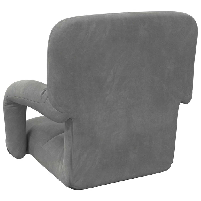 Scaun de podea Gri închis 58 x 62 x 58 cm Catifea - WALTI WALTI