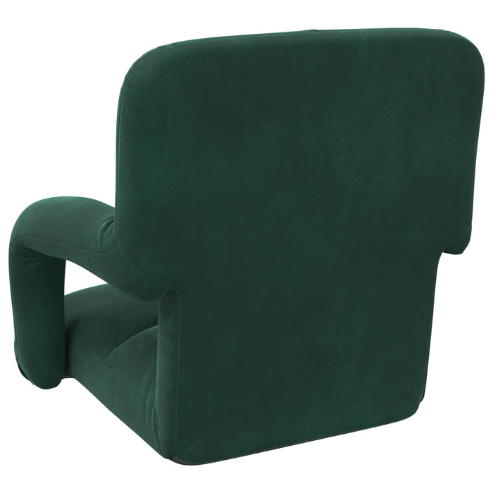 Scaun de podea Verde închis 58 x 62 x 58 cm Catifea - WALTI WALTI