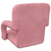 Scaun de podea Roz 58 x 62 x 58 cm Catifea - WALTI WALTI