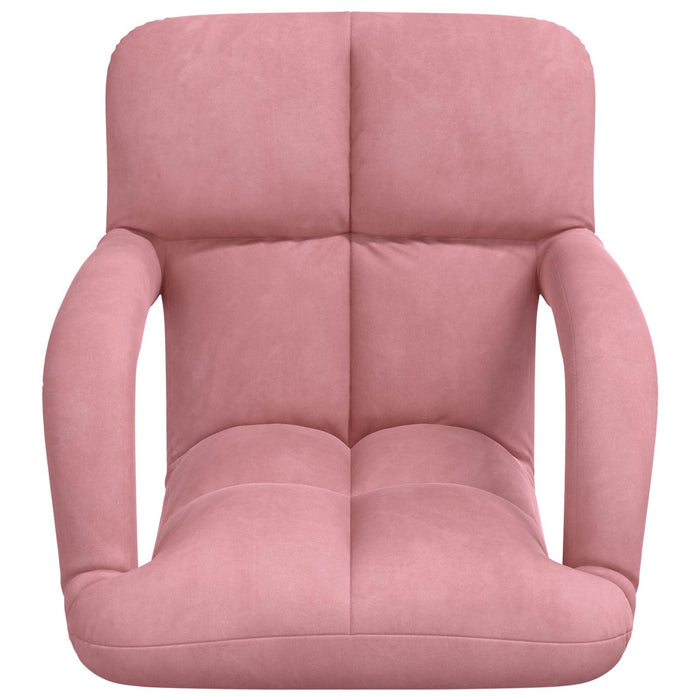 Scaun de podea Roz 58 x 62 x 58 cm Catifea - WALTI WALTI