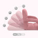 Scaun de podea Roz 58 x 62 x 58 cm Catifea - WALTI WALTI