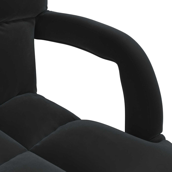 Scaun de podea Negru 58 x 62 x 58 cm Catifea - WALTI WALTI