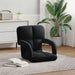 Scaun de podea Negru 58 x 62 x 58 cm Catifea - WALTI WALTI