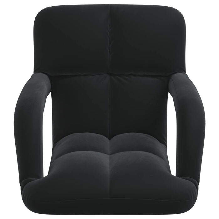 Scaun de podea Negru 58 x 62 x 58 cm Catifea - WALTI WALTI