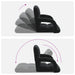 Scaun de podea Negru 58 x 62 x 58 cm Catifea - WALTI WALTI