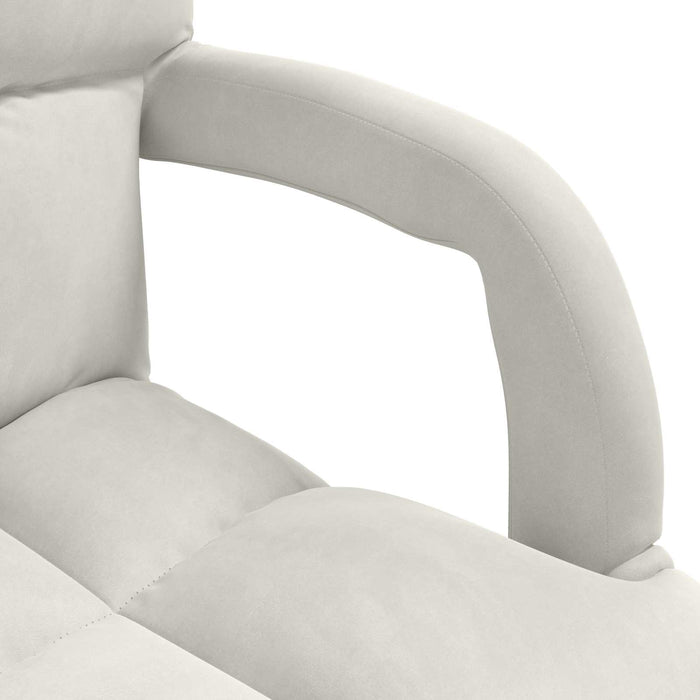 Scaun de podea Crem 58 x 62 x 58 cm Catifea - WALTI WALTI