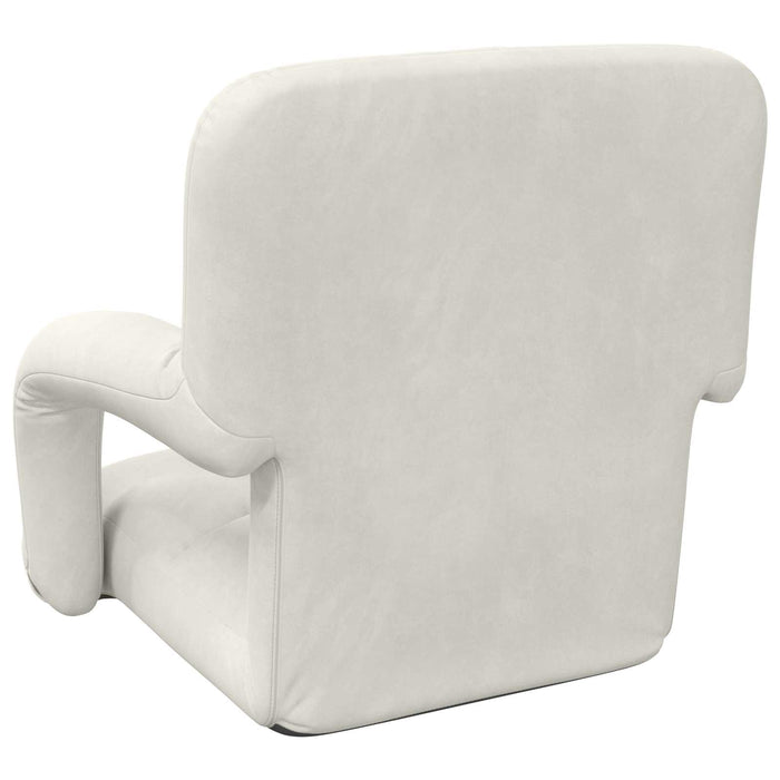 Scaun de podea Crem 58 x 62 x 58 cm Catifea - WALTI WALTI