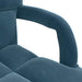 Scaun de podea albastru 58 x 62 x 58 cm Catifea - WALTI WALTI