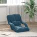 Scaun de podea albastru 58 x 62 x 58 cm Catifea - WALTI WALTI