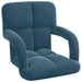 Scaun de podea albastru 58 x 62 x 58 cm Catifea - WALTI WALTI