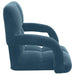 Scaun de podea albastru 58 x 62 x 58 cm Catifea - WALTI WALTI