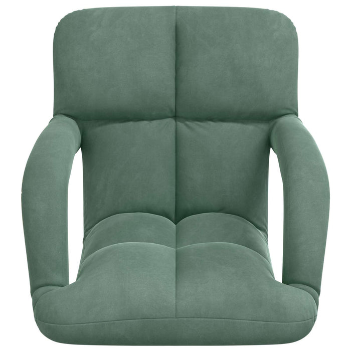 Scaun de podea Verde Mării 58 x 62 x 58 cm Catifea - WALTI WALTI