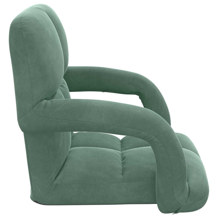 Scaun de podea Verde Mării 58 x 62 x 58 cm Catifea - WALTI WALTI