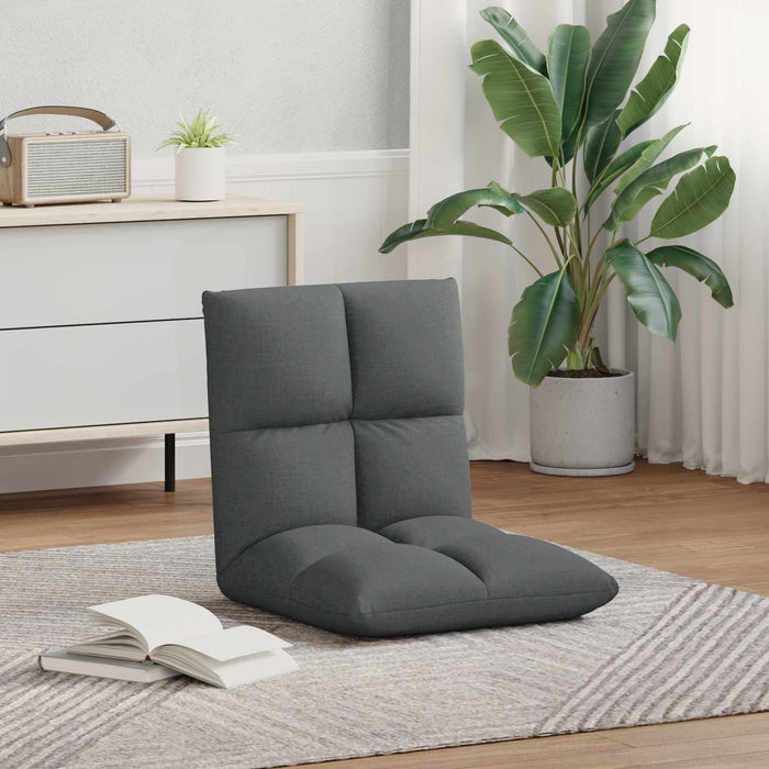 Scaun de podea Gri închis 50 x 61 x 57 cm țesătură - WALTI WALTI