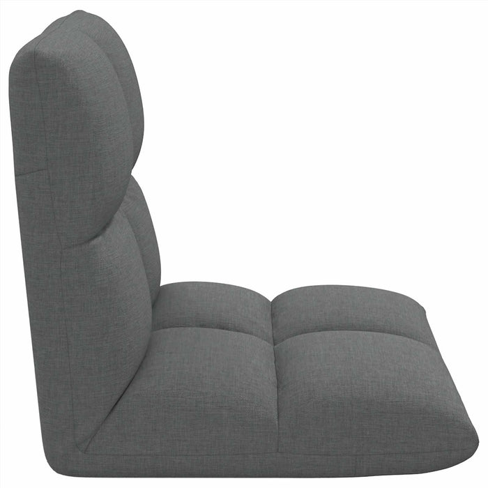 Scaun de podea Gri închis 50 x 61 x 57 cm țesătură - WALTI WALTI