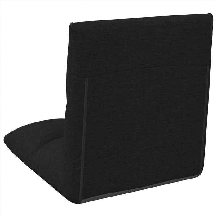Scaun de podea Negru 50 x 61 x 57 cm țesătură - WALTI WALTI