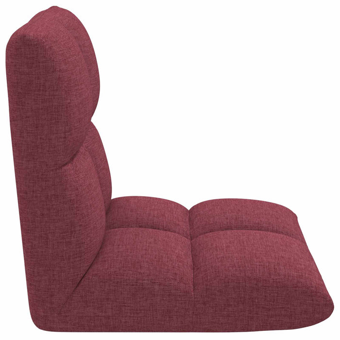 Scaun de podea Roșu Vin 50 x 61 x 57 cm țesătură - WALTI WALTI