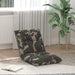 Scaun de podea Verde Army 50 x 61 x 57 cm țesătură - WALTI WALTI