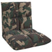 Scaun de podea Verde Army 50 x 61 x 57 cm țesătură - WALTI WALTI