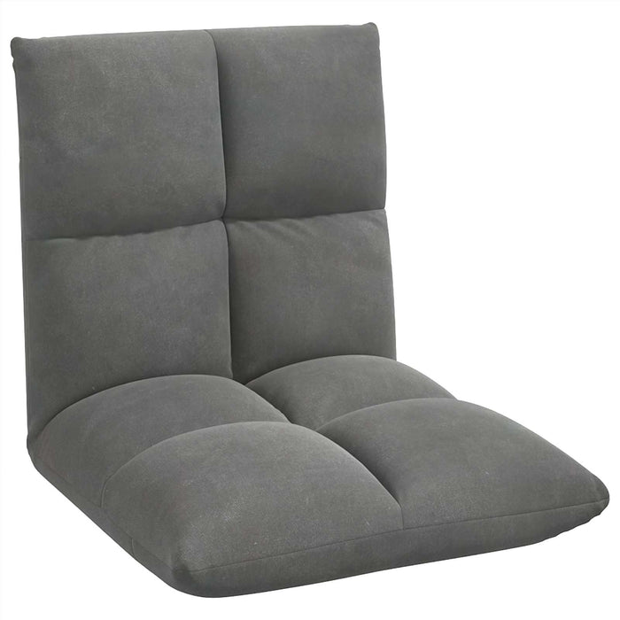 Scaun de podea Gri închis 50 x 61 x 57 cm Catifea - WALTI WALTI