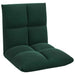 Scaun de podea Verde închis 50 x 61 x 57 cm Catifea - WALTI WALTI