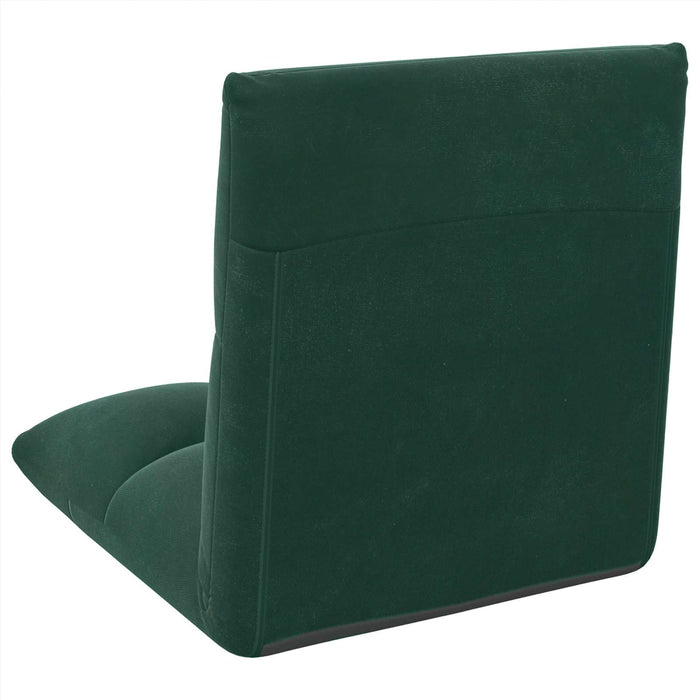 Scaun de podea Verde închis 50 x 61 x 57 cm Catifea - WALTI WALTI