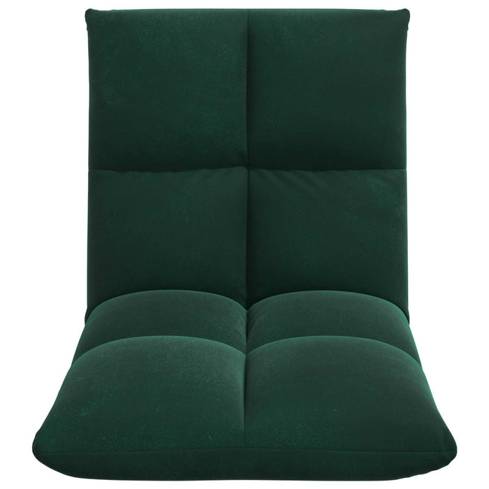 Scaun de podea Verde închis 50 x 61 x 57 cm Catifea - WALTI WALTI