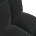 Scaun de podea Negru 50 x 61 x 57 cm Catifea - WALTI WALTI