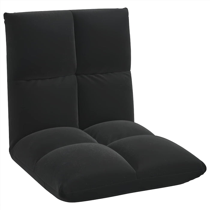 Scaun de podea Negru 50 x 61 x 57 cm Catifea - WALTI WALTI
