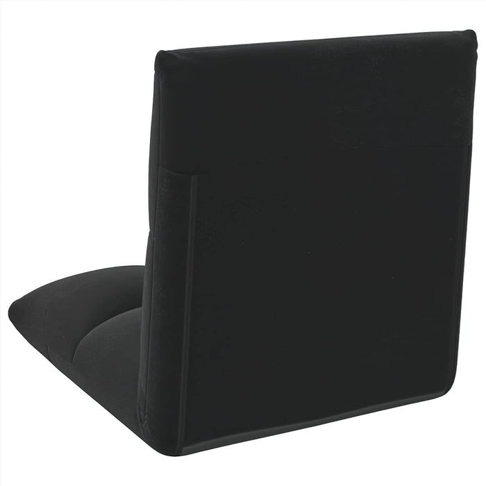 Scaun de podea Negru 50 x 61 x 57 cm Catifea - WALTI WALTI