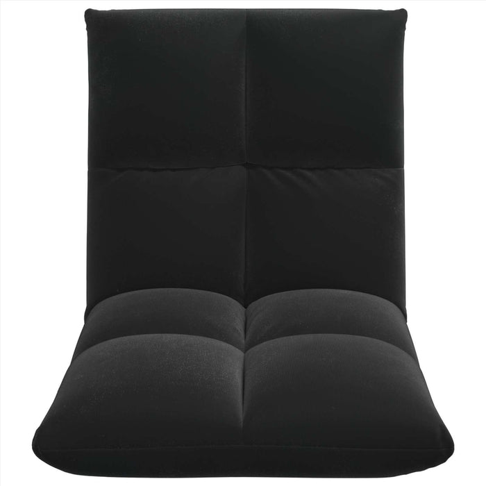 Scaun de podea Negru 50 x 61 x 57 cm Catifea - WALTI WALTI