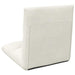 Scaun de podea Crem 50 x 61 x 57 cm Catifea - WALTI WALTI