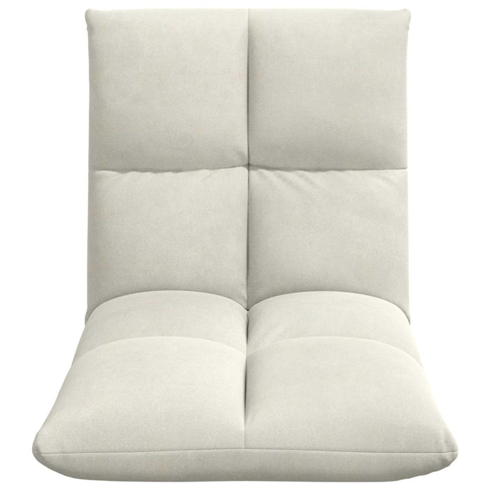 Scaun de podea Crem 50 x 61 x 57 cm Catifea - WALTI WALTI