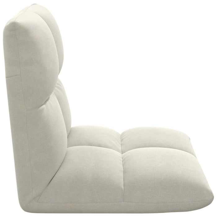 Scaun de podea Crem 50 x 61 x 57 cm Catifea - WALTI WALTI