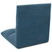 Scaun de podea albastru 50 x 61 x 57 cm Catifea - WALTI WALTI