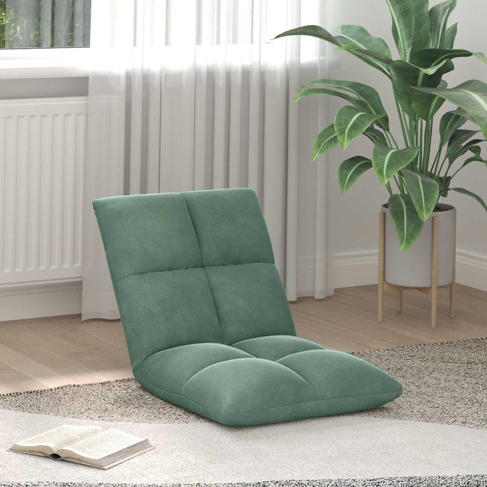 Scaun de podea Verde Mării 50 x 61 x 57 cm Catifea - WALTI WALTI