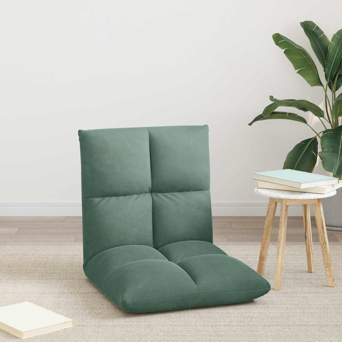 Scaun de podea Verde Mării 50 x 61 x 57 cm Catifea - WALTI WALTI