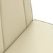 Scaun de podea Crem 50 x 73 x 60 cm Piele artificială - WALTI WALTI