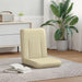 Scaun de podea Crem 50 x 73 x 60 cm Piele artificială - WALTI WALTI