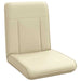 Scaun de podea Crem 50 x 73 x 60 cm Piele artificială - WALTI WALTI