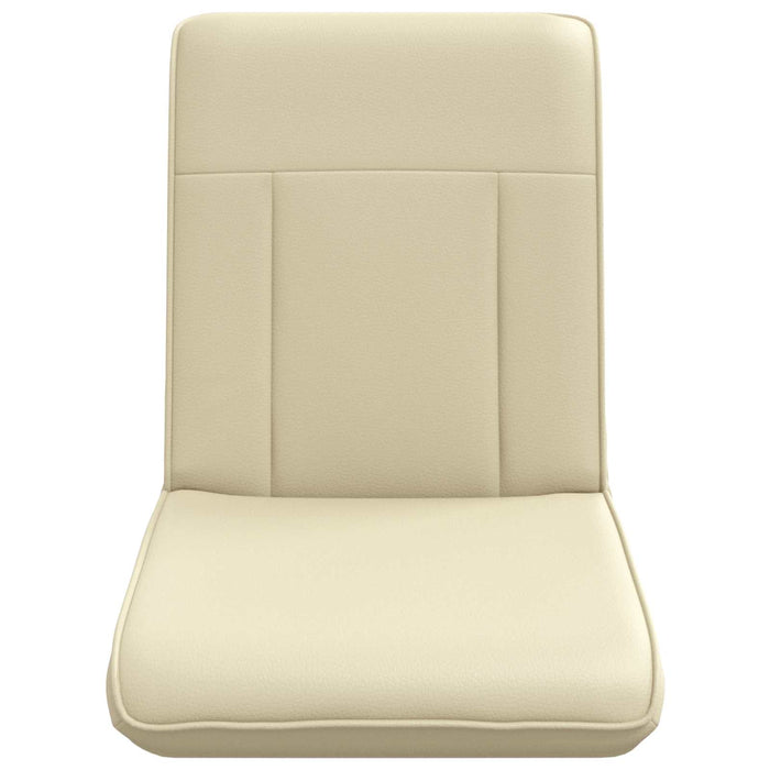 Scaun de podea Crem 50 x 73 x 60 cm Piele artificială - WALTI WALTI