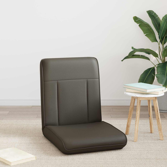 Scaun de podea Gri 50 x 73 x 60 cm Piele artificială - WALTI WALTI