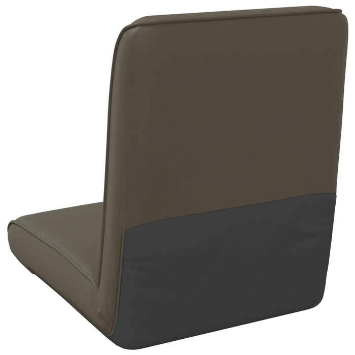 Scaun de podea Gri 50 x 73 x 60 cm Piele artificială - WALTI WALTI