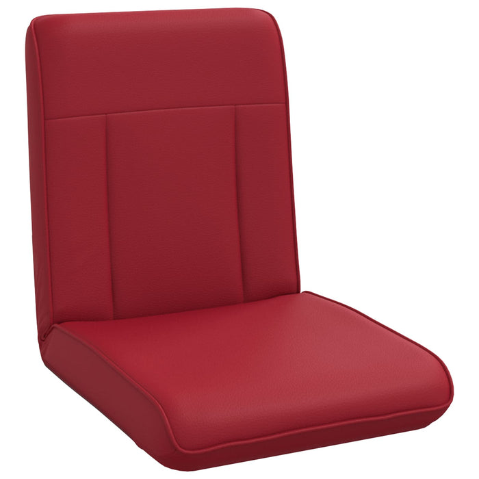 Scaun de podea Roșu Vin 50 x 73 x 60 cm Piele artificială - WALTI WALTI