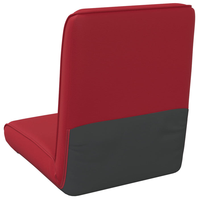 Scaun de podea Roșu Vin 50 x 73 x 60 cm Piele artificială - WALTI WALTI