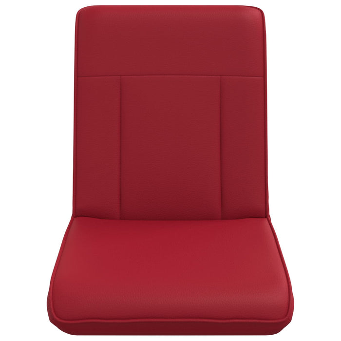 Scaun de podea Roșu Vin 50 x 73 x 60 cm Piele artificială - WALTI WALTI